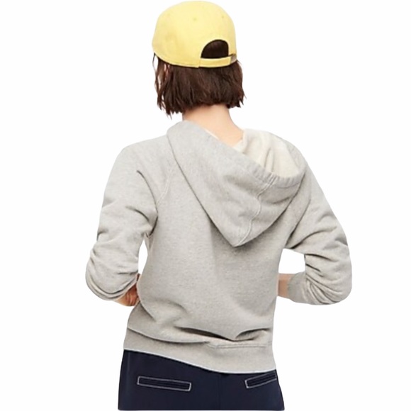 Jcrew French Terry Hoodie in Grey, Size S EUC - Picture 2 of 8